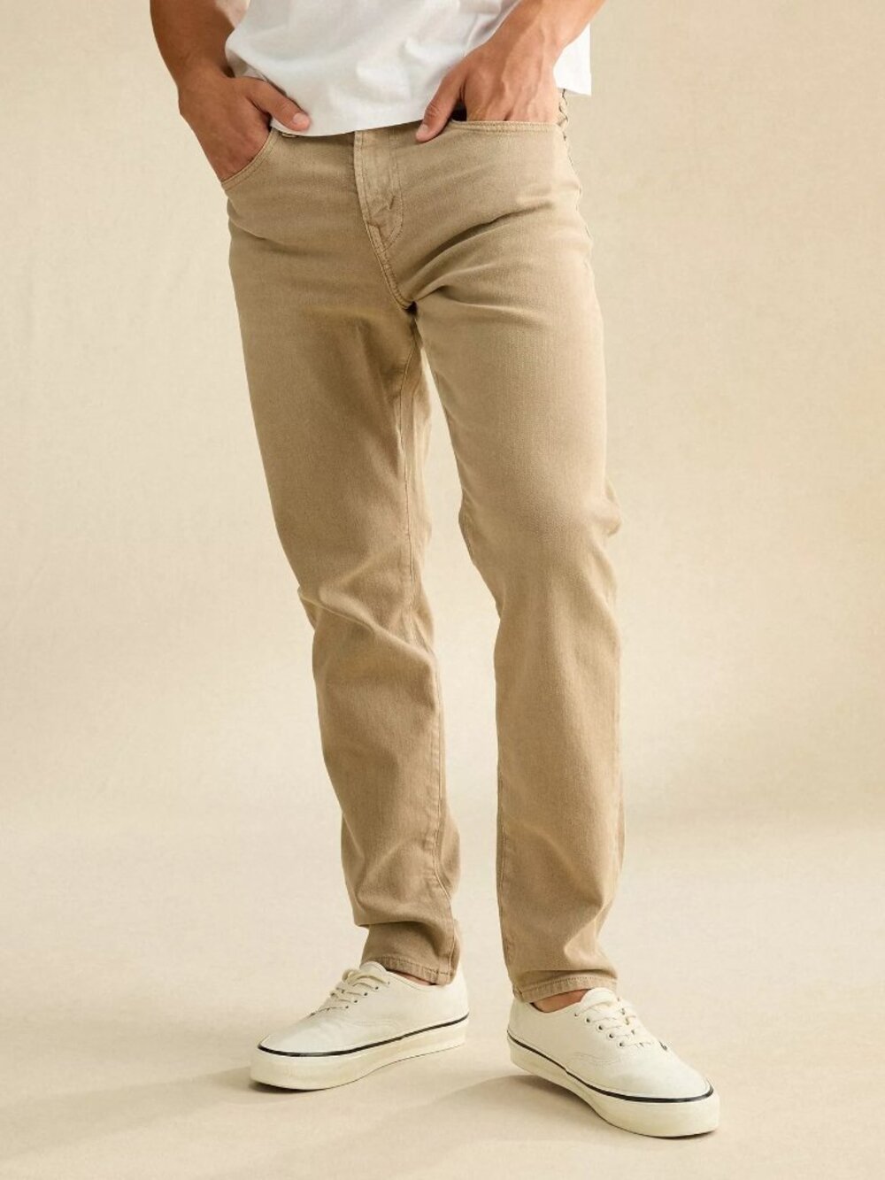 AMERICAN EAGLE EasyFlex Athletic Fit Men's Tan Jeans - 34 x 30 - NEW NWT